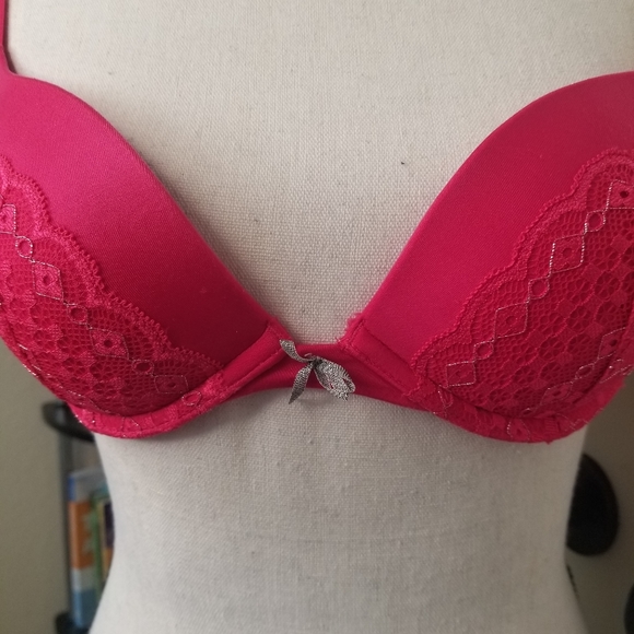 Aerie Dark Pink Push Up Bra - Picture 1 of 6